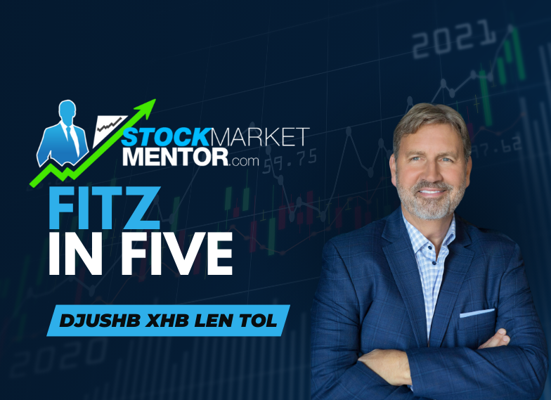 Here’s a look at the homebuilders.  Check out $DJUSHB $XHB $LEN and $TOL